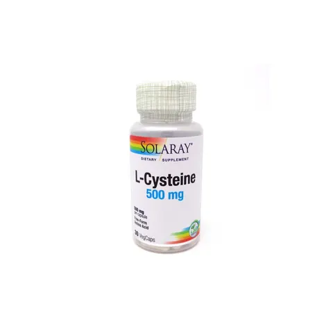 Solaray l-cysteine 500mg. 30cap. – imagen 1