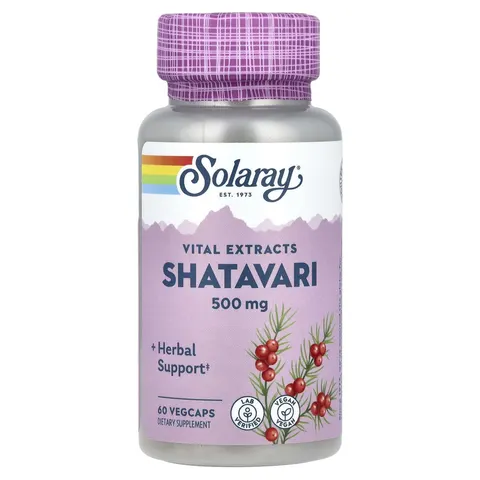 Solaray shatavari 500 mg 60 vcaps. – imagen 1