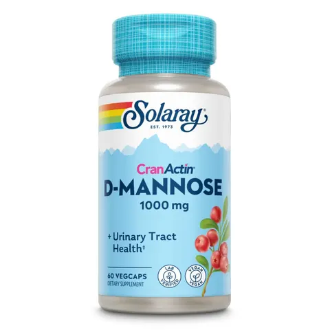 Solaray D-Mannose Cranactin 60 Capsules – image 1