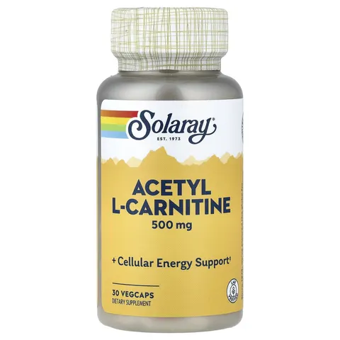 Solaray acetyl l-carnitine 500mg. 30cap. – imagen 1
