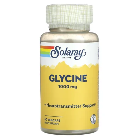 Solaray glycine 1000mg. 60cap.veg – imagen 1