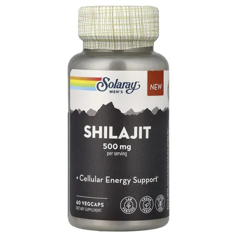 Solaray Super Shilajit 500 mg 60 Vegcaps – image 1