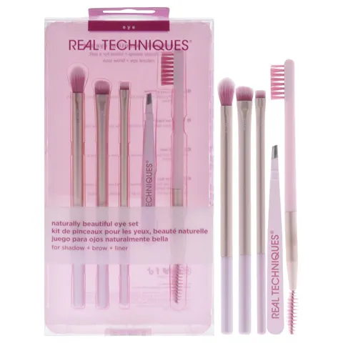 Real Techniques Natural Beauty Eye Brush Set 5 Pieces – image 1