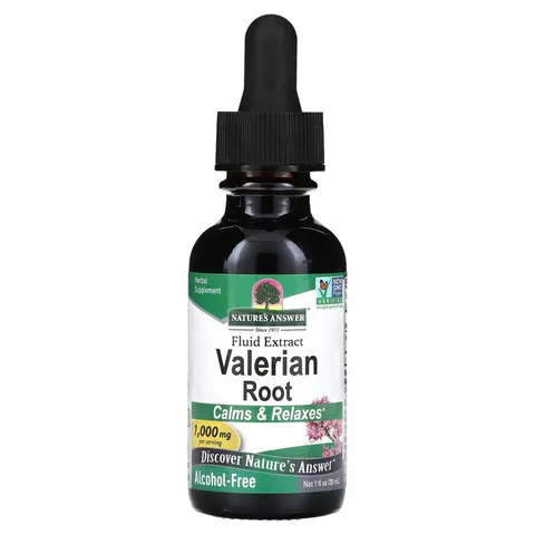 (30ml) Nature's Answer Valerian Root Alcohol-Free Liquid Extract – image 1