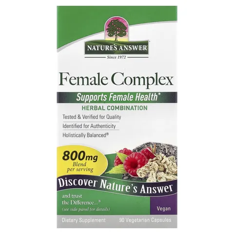 Nature’s Answer Female Complex Vegetarian Capsules – 90 Count – image 1