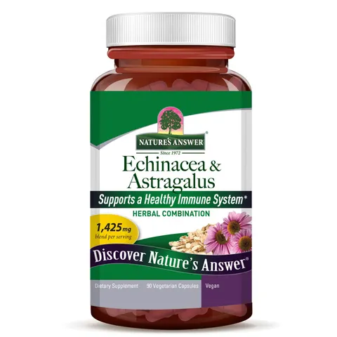 Natures Answer Echinacea e astragalo estratto - 90Vcaps – immagine 1