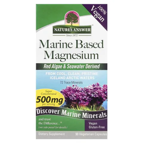 Nature'S Answer, Plant Based Magnesium 90 Cap – image 1