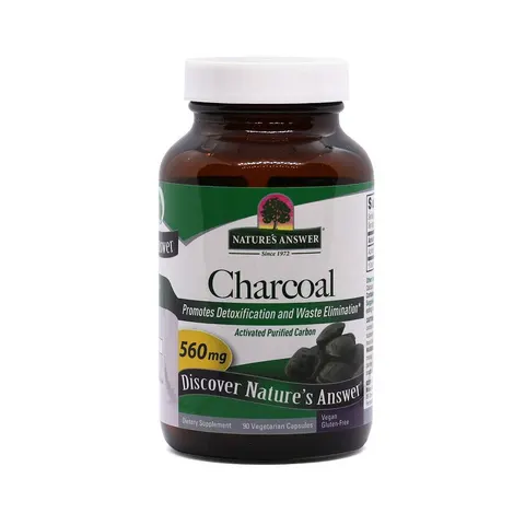 Nature's Answer Charcoal Caps 90 1554 – image 1