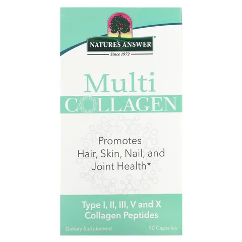 Nature's Answer, Multi Collagen, 90 Capsules – image 1