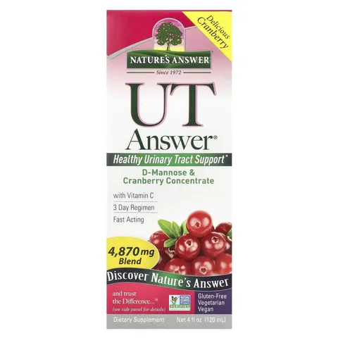Nature's Answer UT Answer Cranberry & D-Mannose Liquid - 120ml – image 1