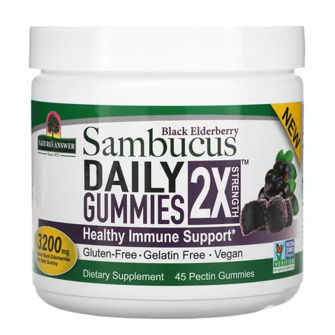 Natures Answer Sambuco nero estratto in gommose - x45 – immagine 1