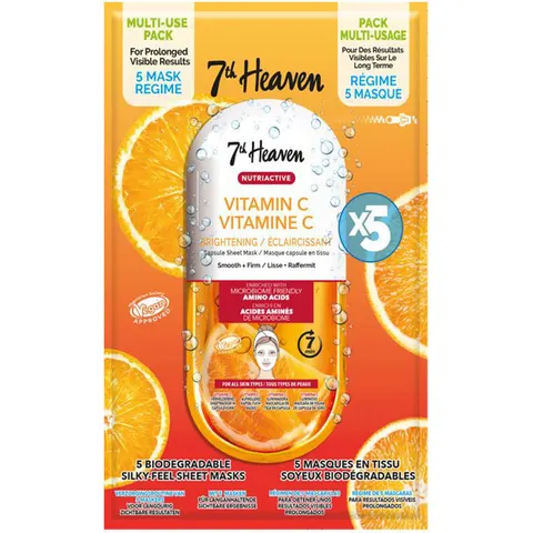 7th Heaven Maschere Vitamina C 5 unità – immagine 1