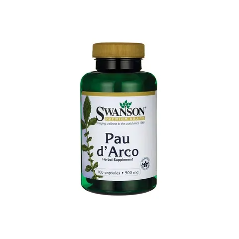Swanson Pau d'Arco, 500mg - 100 caps – image 1