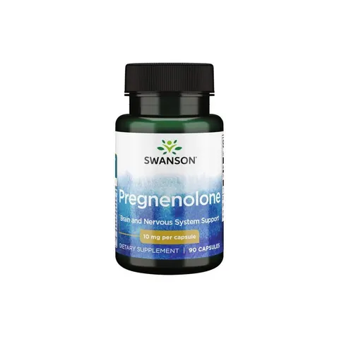 Pregnenolone, 10mg - 90 caps – image 1
