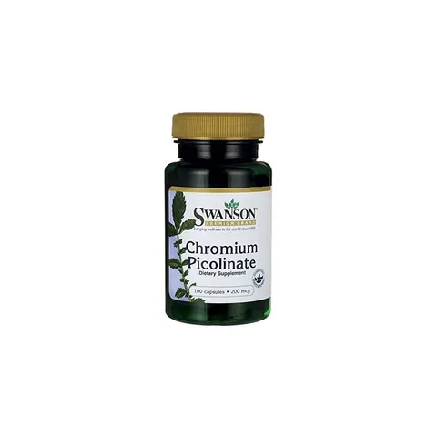 Swanson Chromium Picolinate (200mcg, 100 Capsules) – image 1