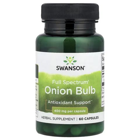 Swanson Full Spectrum Onion (Bulb), 400mg - 60 caps – image 1