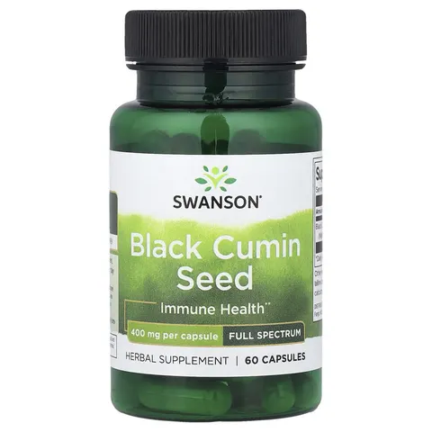 Swanson Full Spectrum Black Cumin Seed, 400mg - 60 caps – image 1