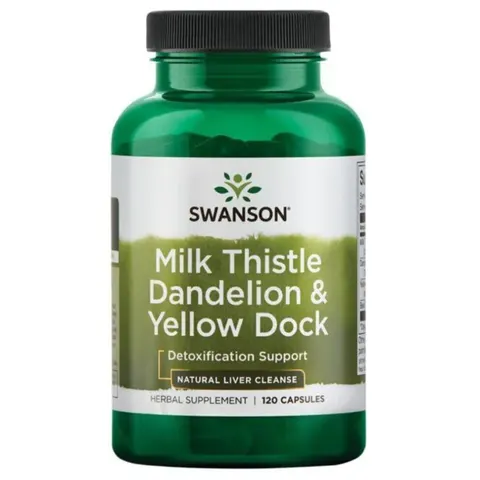 Swanson Premium Milk Thistle, Dandelion & Yellow Dock – image 1