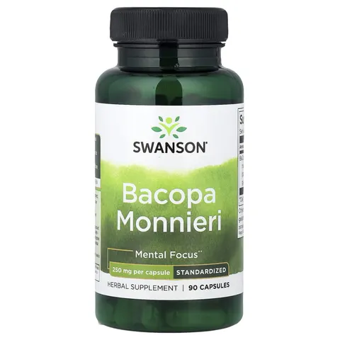 Swanson Bacopa Monnieri Extract BaCognize, 250mg - 90 caps – image 1