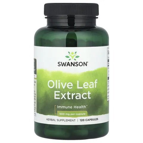 Swanson Superior Herbs Olive Leaf Extract (500mg, 120 Capsules) – image 1