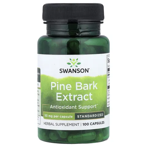 Swanson Superior Herbs Pine Bark Extract (50mg, 100 Capsules) – image 1