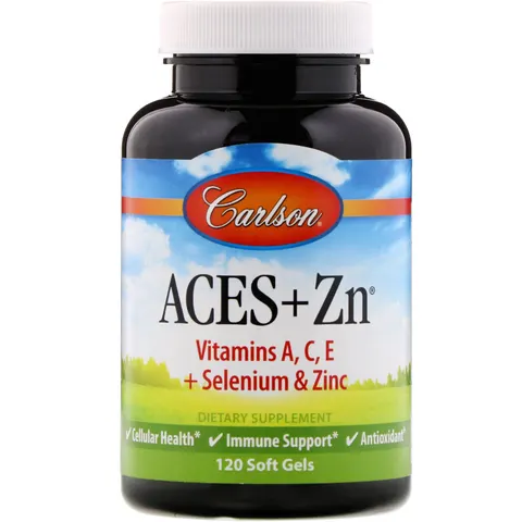 Carlson Labs, Aces + Zn, 120 Soft Gels – image 1