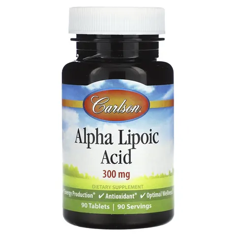 Carlson, Alpha Lipoic Acid, 90 Tablets – image 1