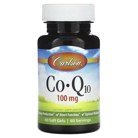 Carlson, CoQ10, 100 mg , 60 Soft Gels – image 1