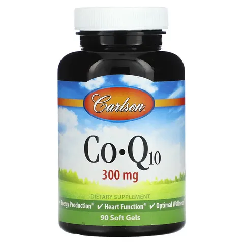 Carlson, CoQ10, 300 mg, 90 Soft Gels – image 1