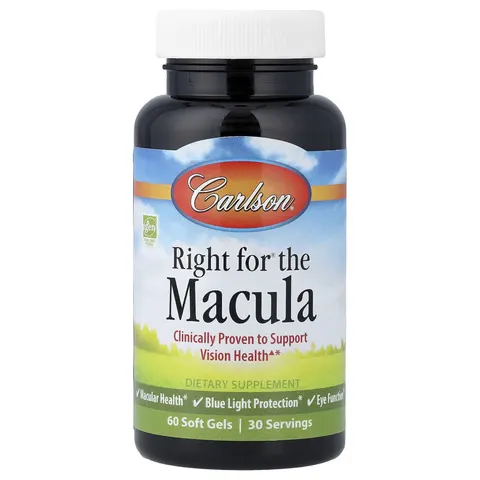 Carlson, Right for the Macula, 60 Soft Gels – image 1