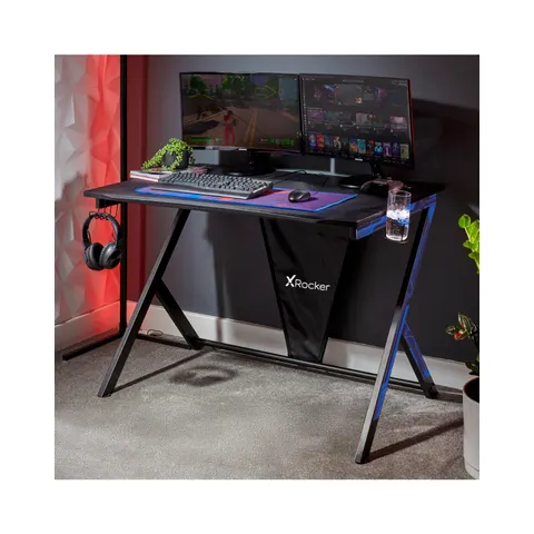 X Rocker Ocelot Gaming Desk – RED – image 1