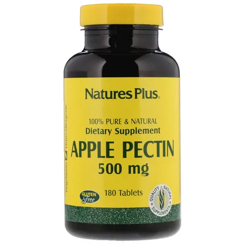 Nature's Plus, Apple Pectin, 500 mg, 180 Tablets – image 1