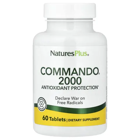 NaturesPlus Commando 2000 Antioxidant 60 Tablets – image 1