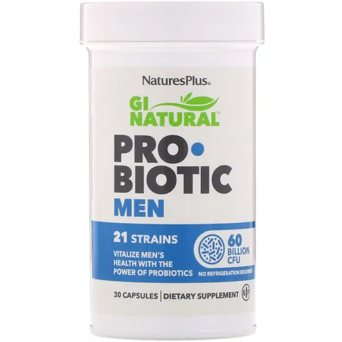 NaturesPlus GI Natural Probiotic Men 30 Cápsulas – imagen 1