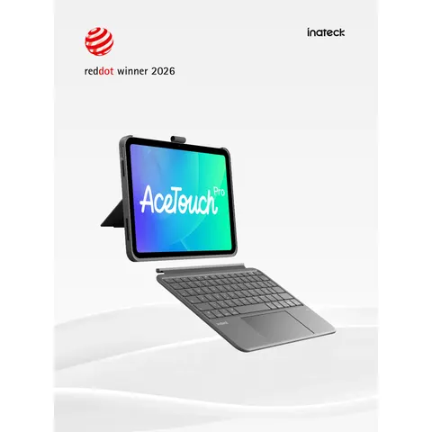 inateck Keyboard Ace Touch iPad Pro 11" Com. QWERTY grau – Bild 1