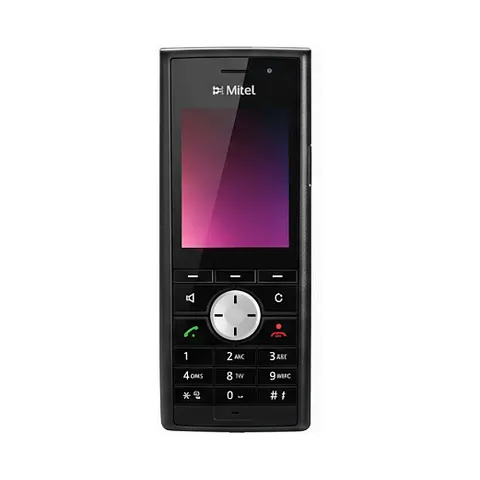 Mitel 722DT Téléphone DECT robuste avec protection IP44 pour une utilisation polyvalente dans différentes zones de travail. – image 1