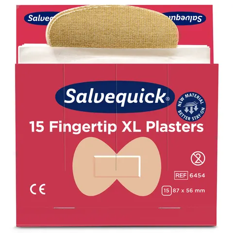 CEDERROTH Salvequick Nachfüllpackung, Fingerkuppen-Pflaster – Bild 1