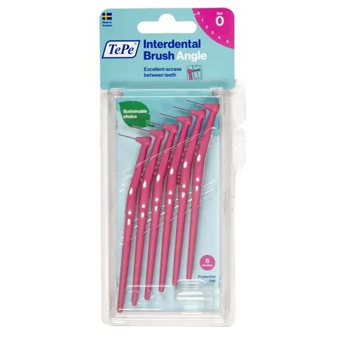 Tepe Angle Interdentalbürste 0,4mm pink – Bild 1