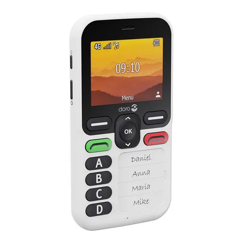 Doro Leva X10 4G White/Black – imagen 1