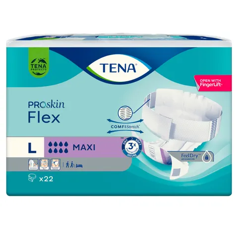 Tena Flex maxi L 3x22 St Windeln – Bild 1