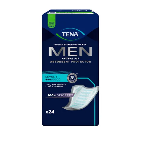 Tena Men Active Fit Level 1 Inkontinenz Einlagen – Bild 1