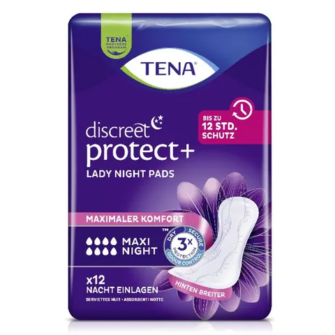 Tena Lady Discreet Einlagen maxi night – Bild 1