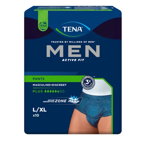 TENA MEN ACTIVE FIT PANTS PLUS L/XL 10 St – Bild 1