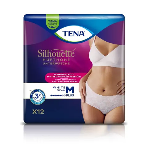 Tena - Silhouette Plus M, 12 Stück – Bild 1