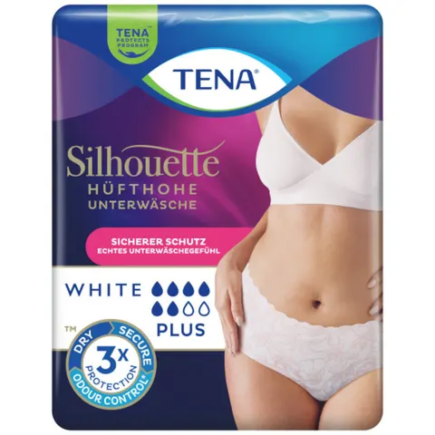 TENA Silhouette PLUS WHITE L 2X10 St – Bild 1