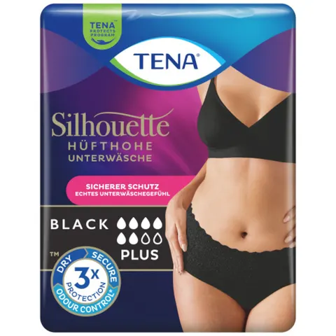 TENA Silhouette PLUS BLACK L 2X10 St – Bild 1
