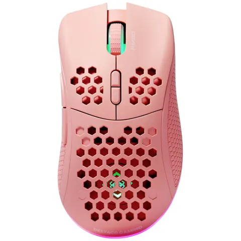 Deltaco PM80 Gaming Maus, Pink – Bild 1
