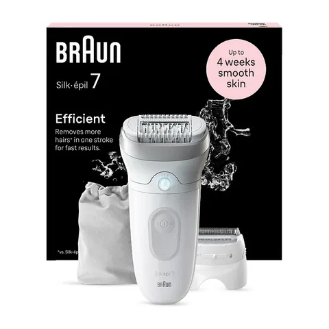 Braun Silk-Épil 7 7-041 Bianco / Argento – immagine 1