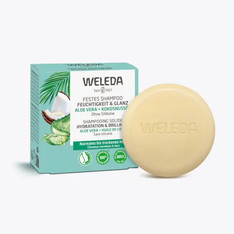 Weleda Festes Shampoo Feuchtigkeit & Glanz – Bild 1
