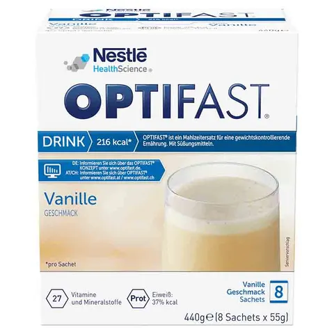 Optifast home Drink Vanille Pulver – Bild 1